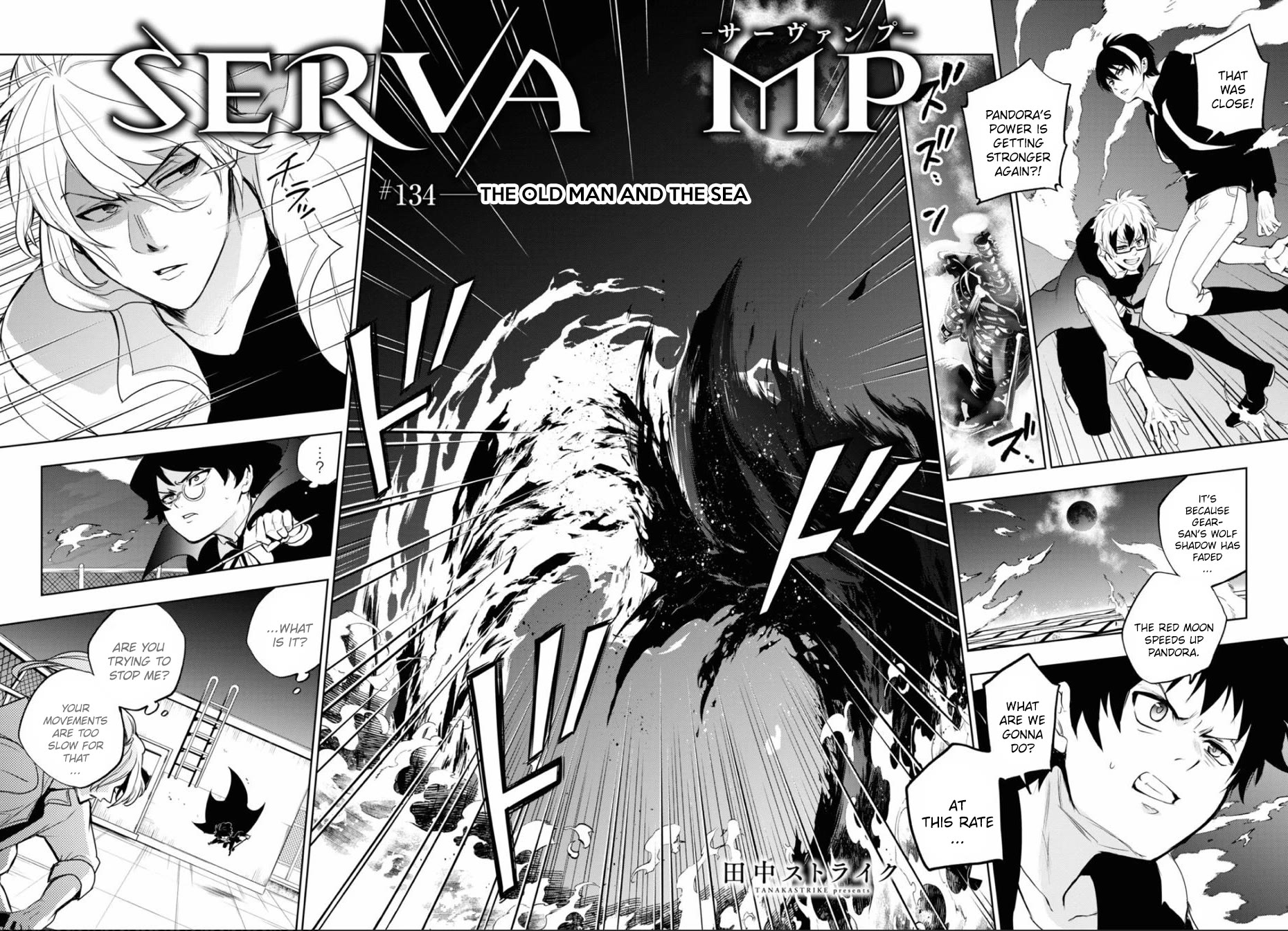 Servamp Chapter 134 page 1 - Chapter 134: The Old Man and the Sea