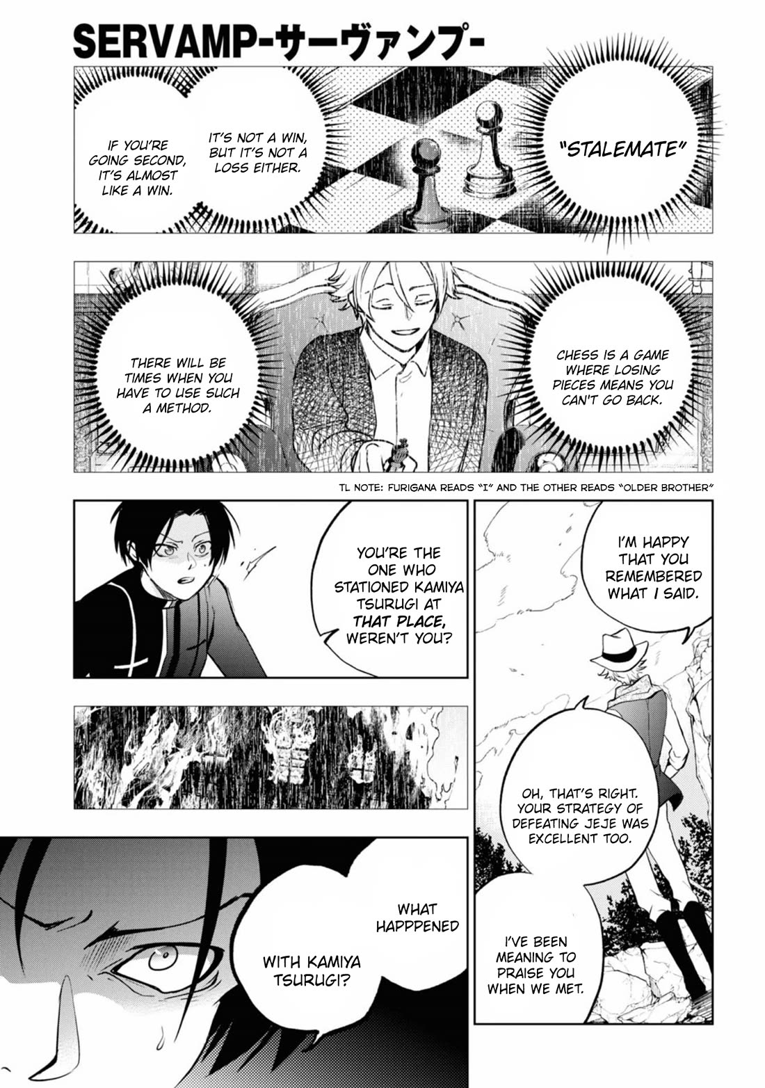 Servamp Chapter 140 page 39 - Chapter 140: To the gentle ones who didn't draw their swords