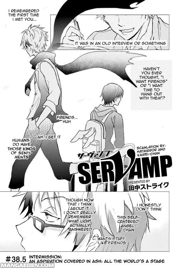 Servamp Chapter 38.5 page 1 - Chapter 38.5