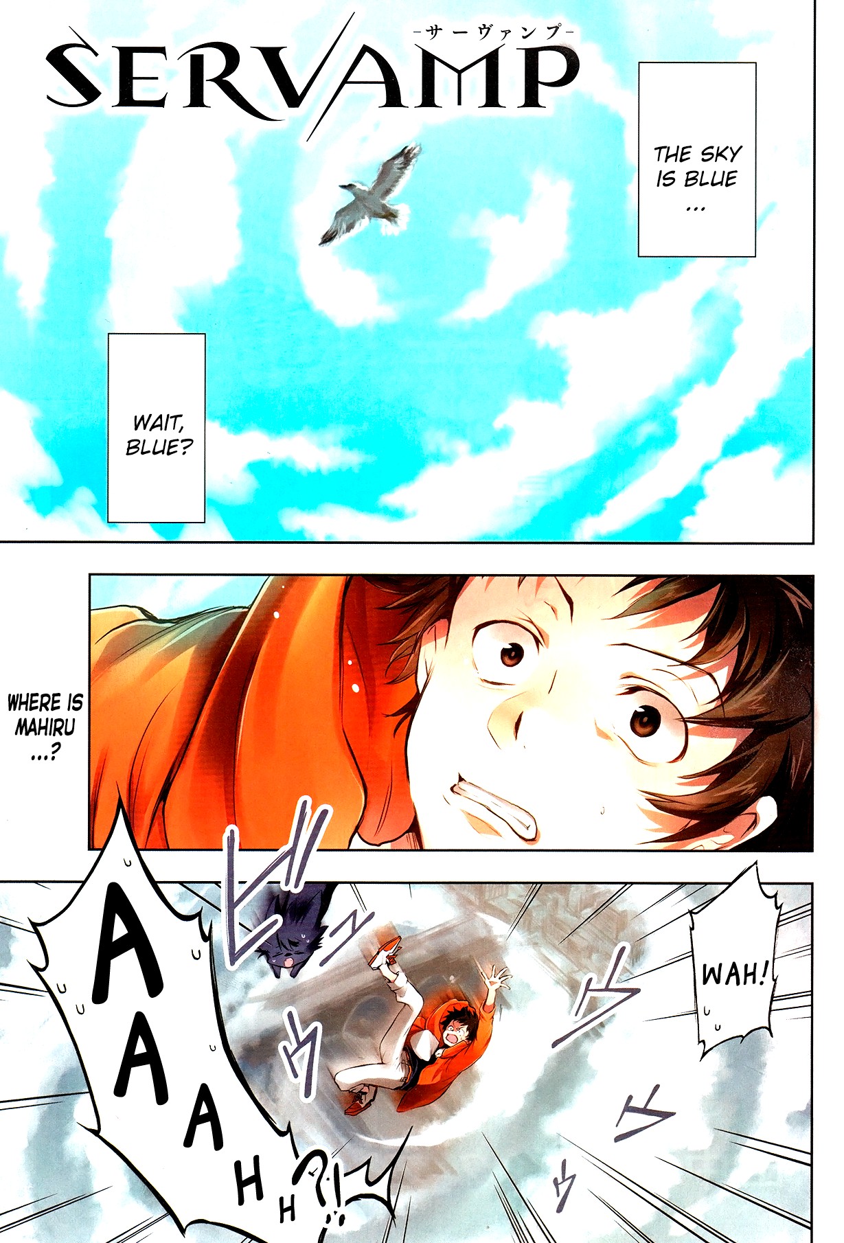 Servamp Chapter 90 page 1 - Chapter 90: The Town He Lived In