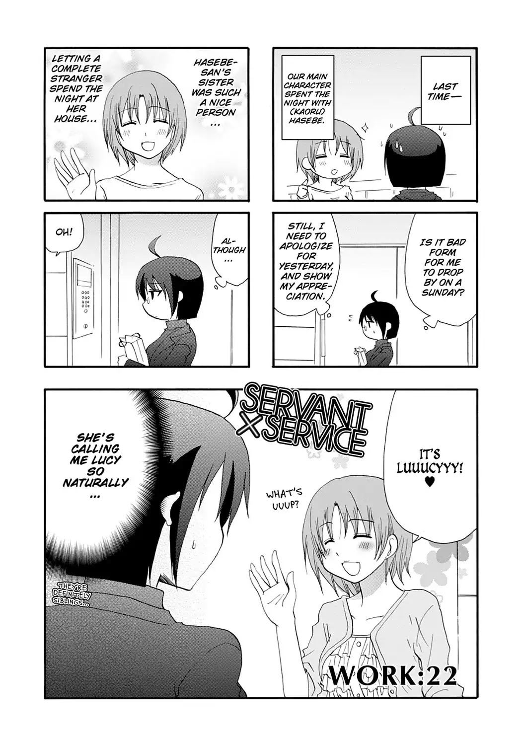 Servant x Service Chapter 22 page 1 - Chapter 22: Vol.2 WORK:22