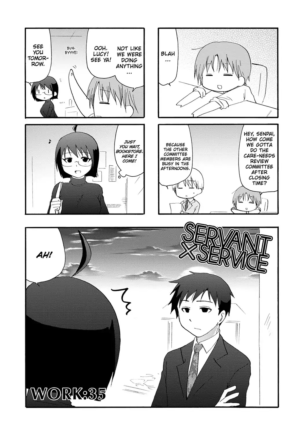 Servant x Service Chapter 35 page 1 - Chapter 35: Vol.2 WORK:35