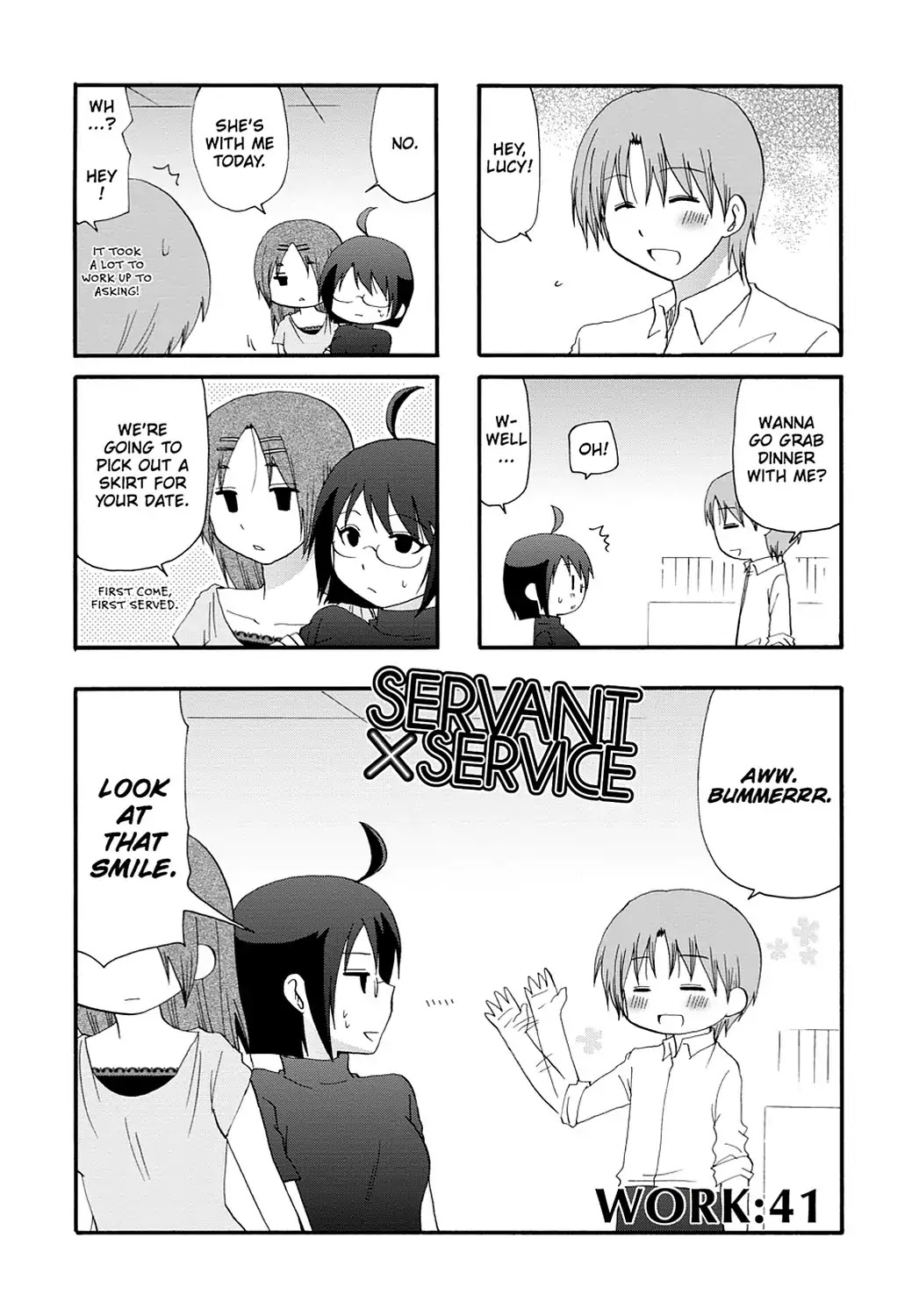 Servant x Service Chapter 41 page 1 - Chapter 41: Vol.2 WORK:41
