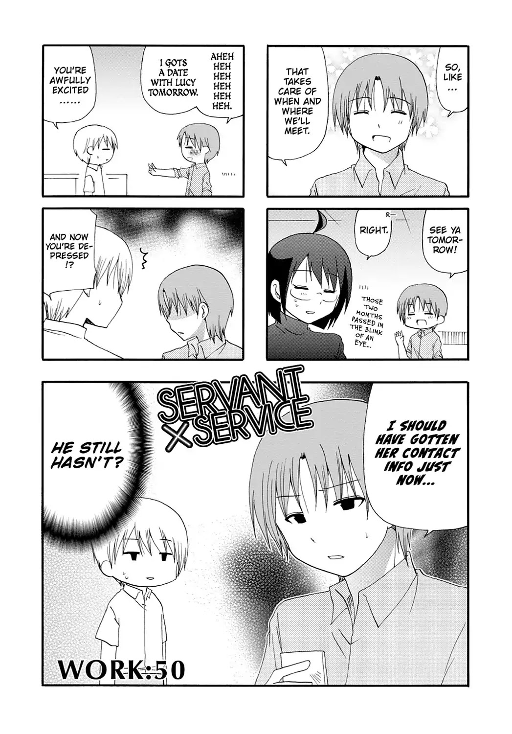 Servant x Service Chapter 50 page 1 - Chapter 50: Vol.3 WORK:50