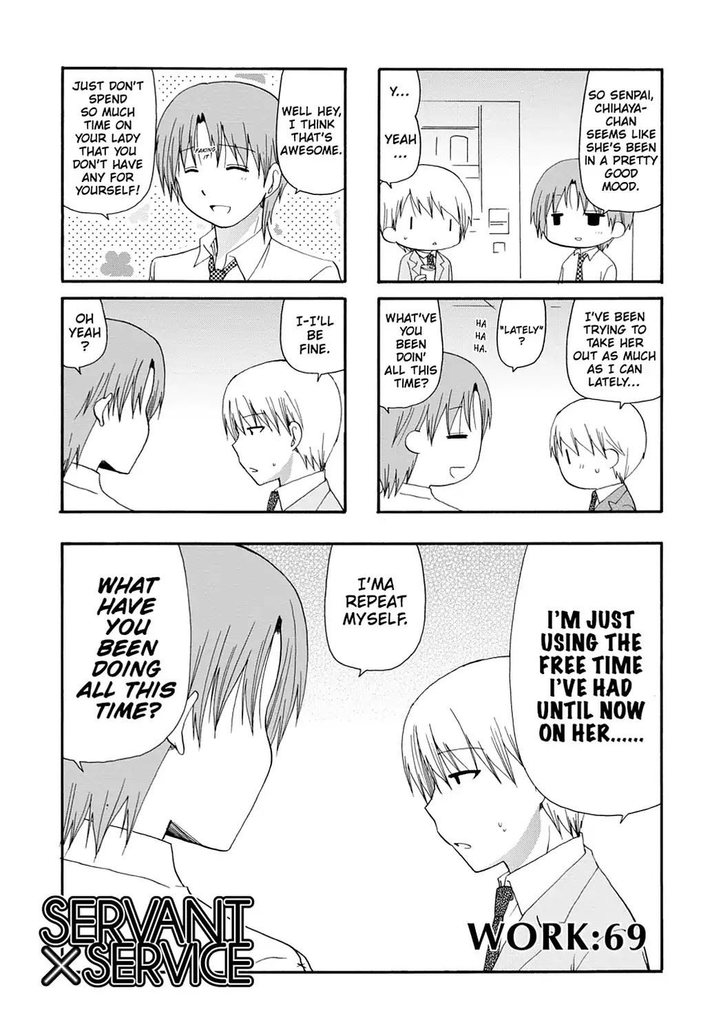 Servant x Service Chapter 69 page 1 - Chapter 69: Vol.4 WORK:69