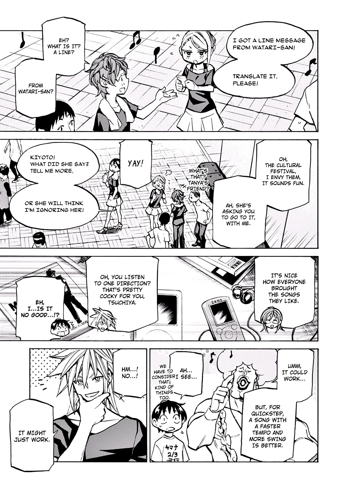 Seshiji o Pin! to - Shikakou Kyougi Dance-bu e Youkoso Chapter 17 page 8 - Chapter 17 : The Night Before the Festival