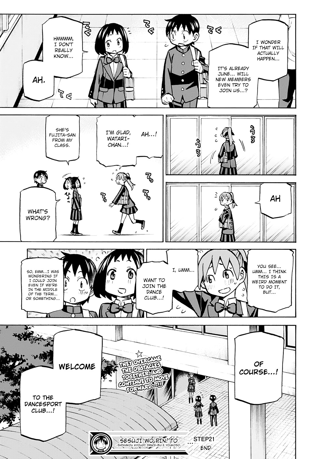 Seshiji o Pin! to - Shikakou Kyougi Dance-bu e Youkoso Chapter 21 page 19 - Chapter 21 : The end of the festival and another new beginning!