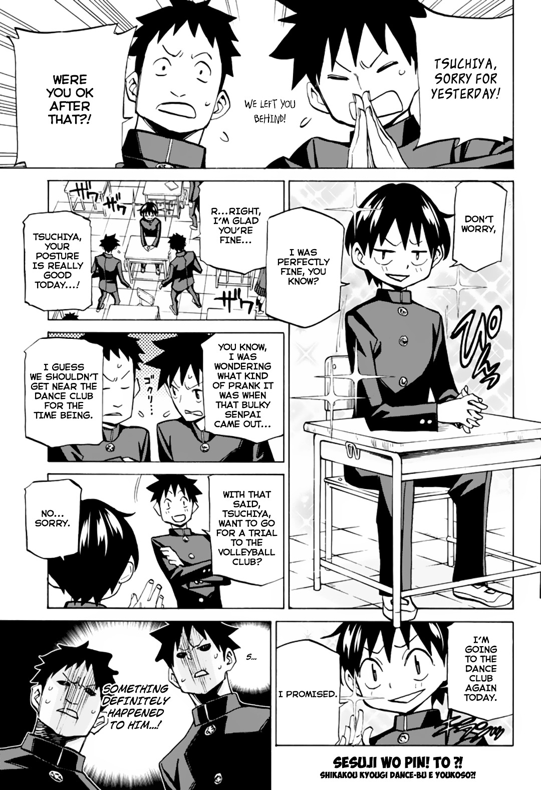 Seshiji o Pin! to - Shikakou Kyougi Dance-bu e Youkoso Chapter 3 page 2 - Chapter 3 : Shall we dance club?