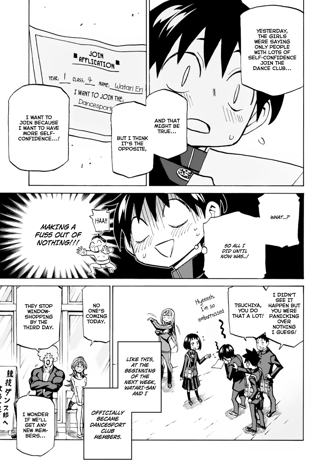 Seshiji o Pin! to - Shikakou Kyougi Dance-bu e Youkoso Chapter 3 page 24 - Chapter 3 : Shall we dance club?