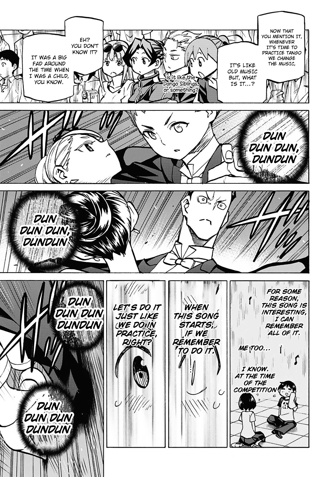Seshiji o Pin! to - Shikakou Kyougi Dance-bu e Youkoso Chapter 32 page 17 - Chapter 32 : Dango Rhythm
