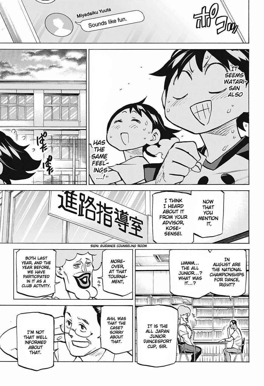 Seshiji o Pin! to - Shikakou Kyougi Dance-bu e Youkoso Chapter 38 page 13 - Chapter 38 : The start of summer