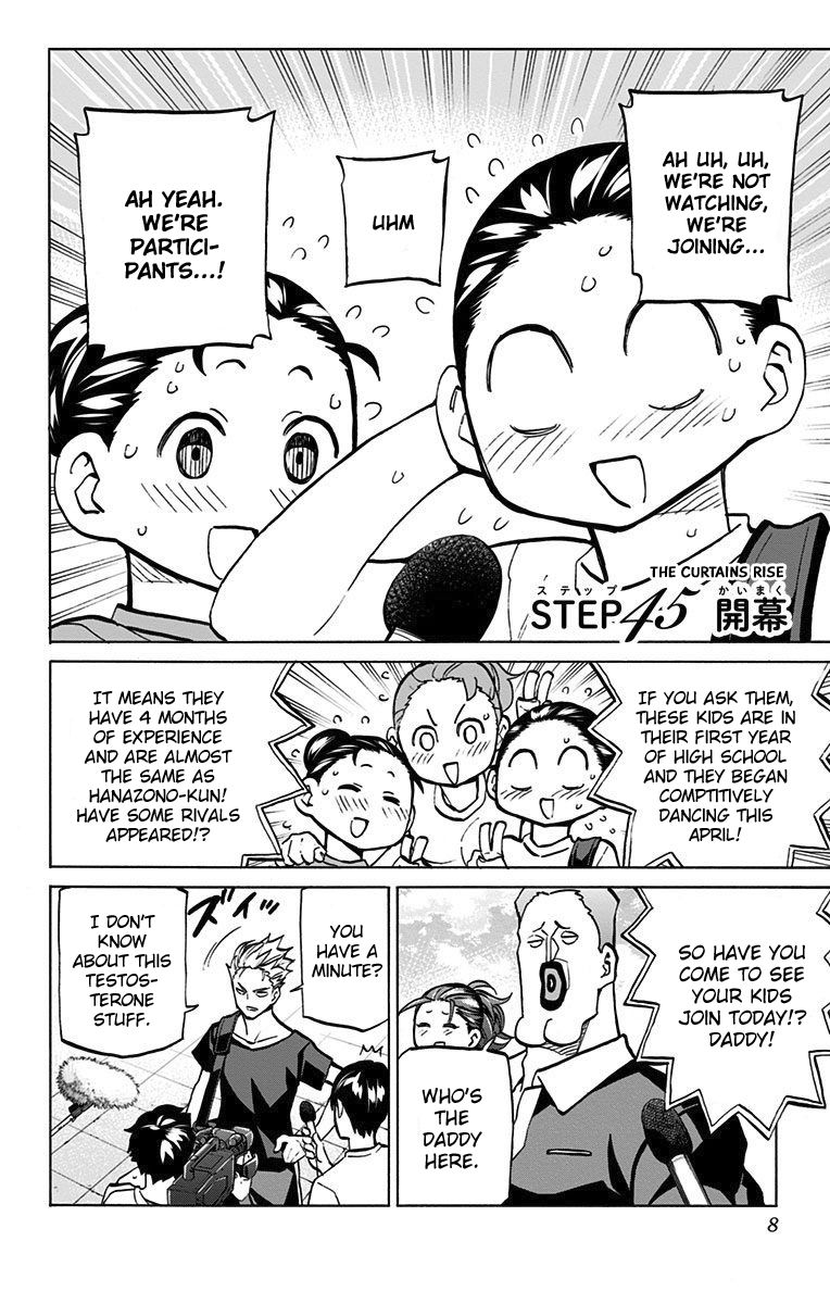 Seshiji o Pin! to - Shikakou Kyougi Dance-bu e Youkoso Chapter 45 page 8 - Chapter 45 : The Curtains Rise