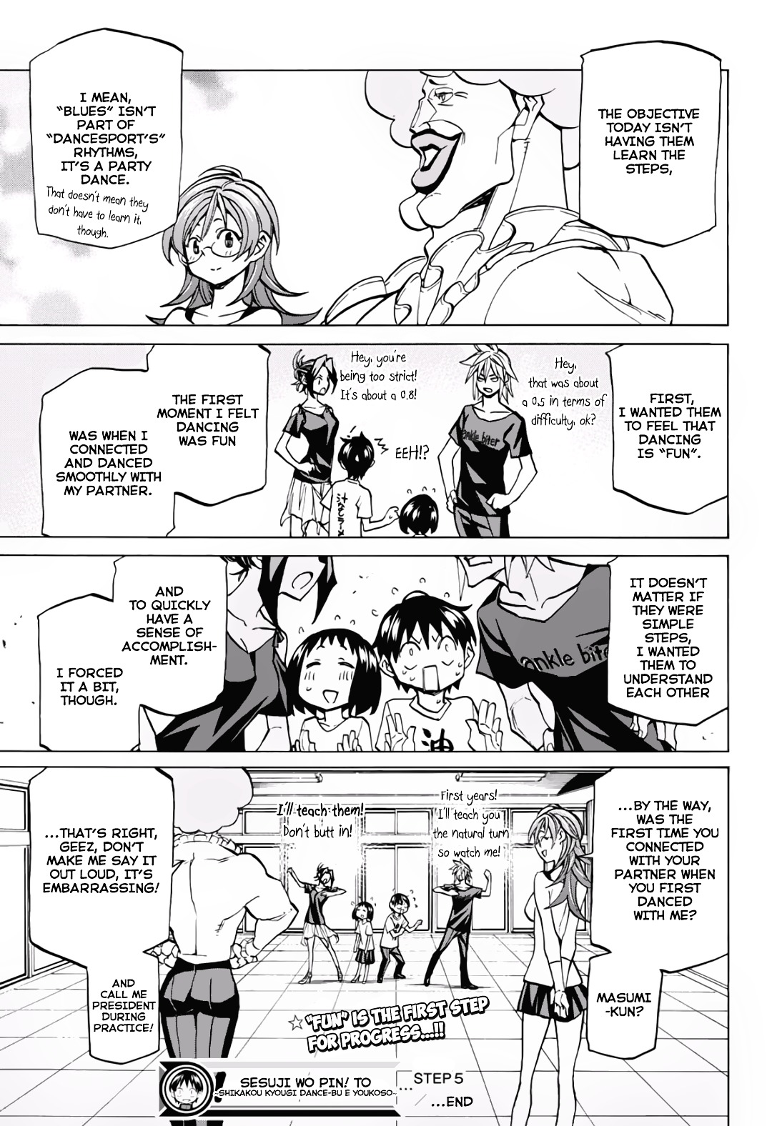 Seshiji o Pin! to - Shikakou Kyougi Dance-bu e Youkoso Chapter 5 page 21 - Chapter 5 : Awkward Blues