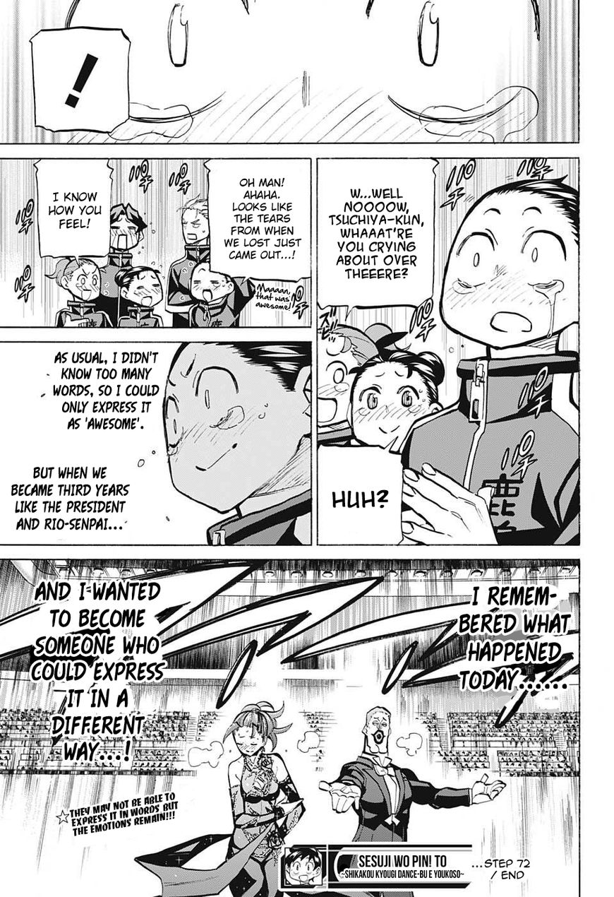 Seshiji o Pin! to - Shikakou Kyougi Dance-bu e Youkoso Chapter 72 page 16 - Chapter 72 : Champion
