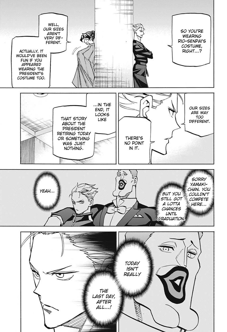 Seshiji o Pin! to - Shikakou Kyougi Dance-bu e Youkoso Chapter 73 page 15 - Chapter 73 : Baton Pass
