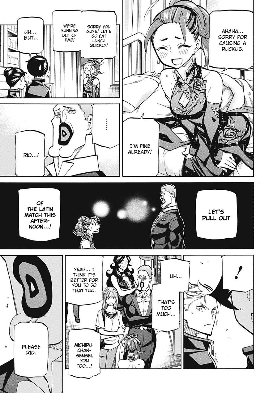 Seshiji o Pin! to - Shikakou Kyougi Dance-bu e Youkoso Chapter 73 page 5 - Chapter 73 : Baton Pass