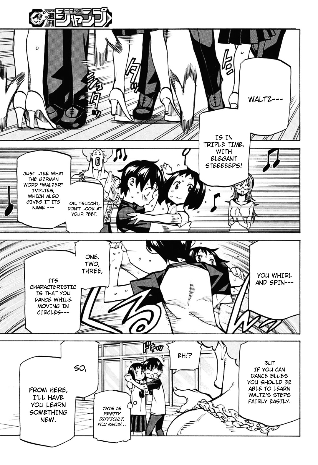 Seshiji o Pin! to - Shikakou Kyougi Dance-bu e Youkoso Chapter 8 page 8 - Chapter 8 : Dance Waltz!
