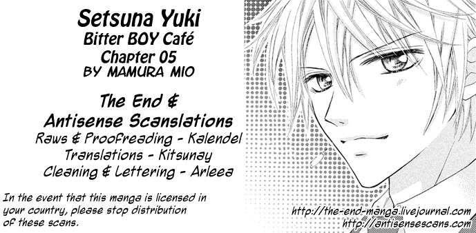 Setsuna Yuki Chapter 5.2 page 1 - Chapter 5 v2 : Bitter Boy Cafe