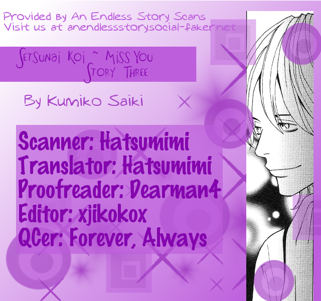 Setsunai Koi Chapter 3.2 page 1 - Chapter 3 v2 : Miss You, by Kumiko Saiki