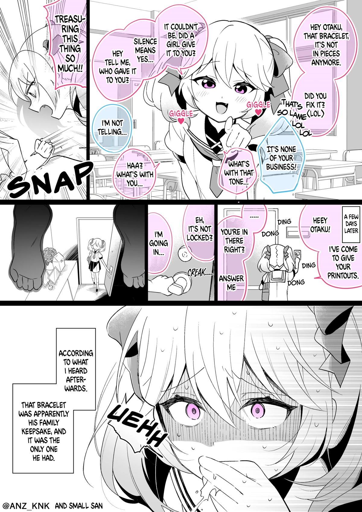 Setting Things Straight With Brats Chapter 3.4 page 1 - Chapter 3.4: The Brat Who Broke Something Important To Otaku Kun