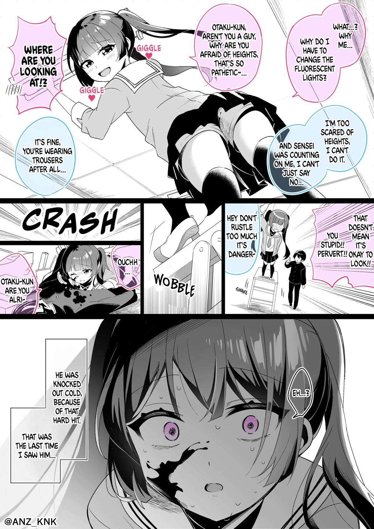 Setting Things Straight With Brats Chapter 3.7 page 1 - Chapter 3.7: Otaku Kun Who Got A "Lucky Pervert Moment" With A Brat