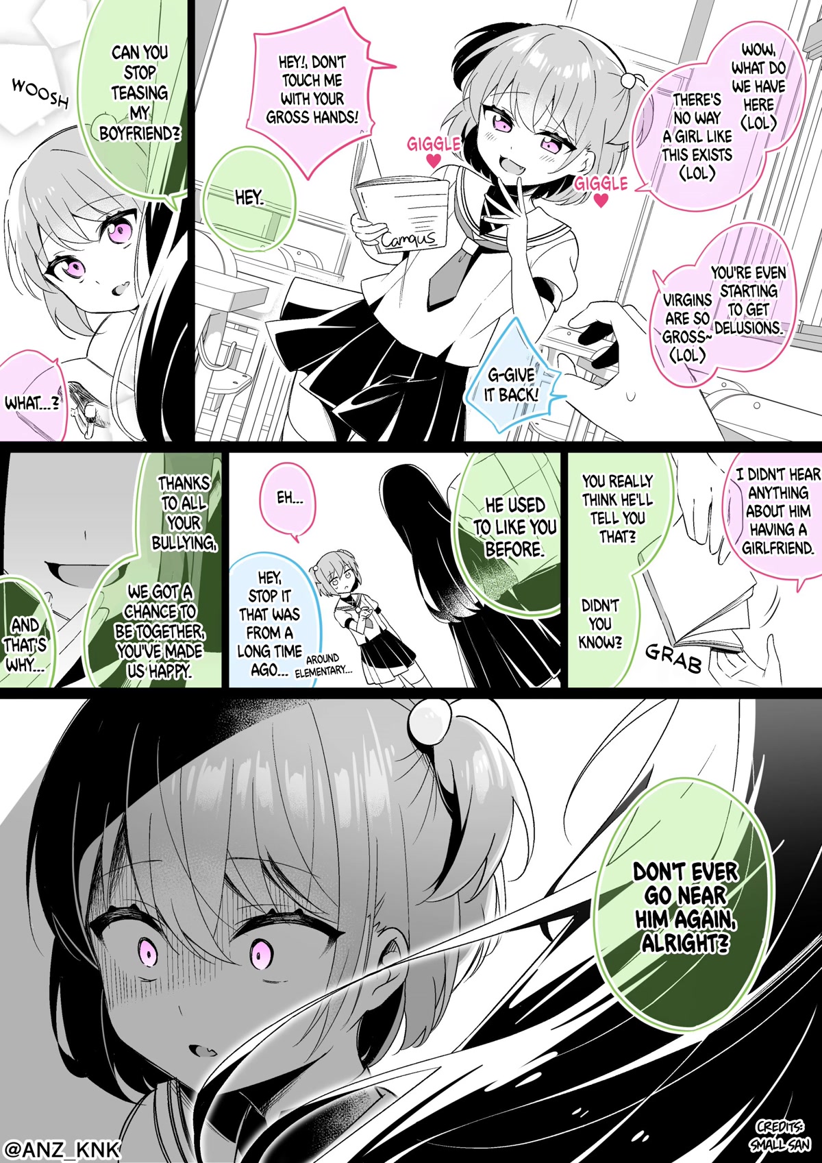 Setting Things Straight With Brats Chapter 3.9 page 1 - Chapter 3.9: Otaku-Kun's Girlfriend Shows Her Gratitude Towards The Brat
