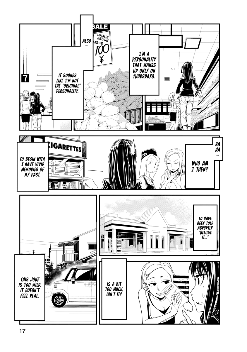 Seven Day Alternating Personality Syndrome Chapter 1 page 17 - Chapter 1: Awakening