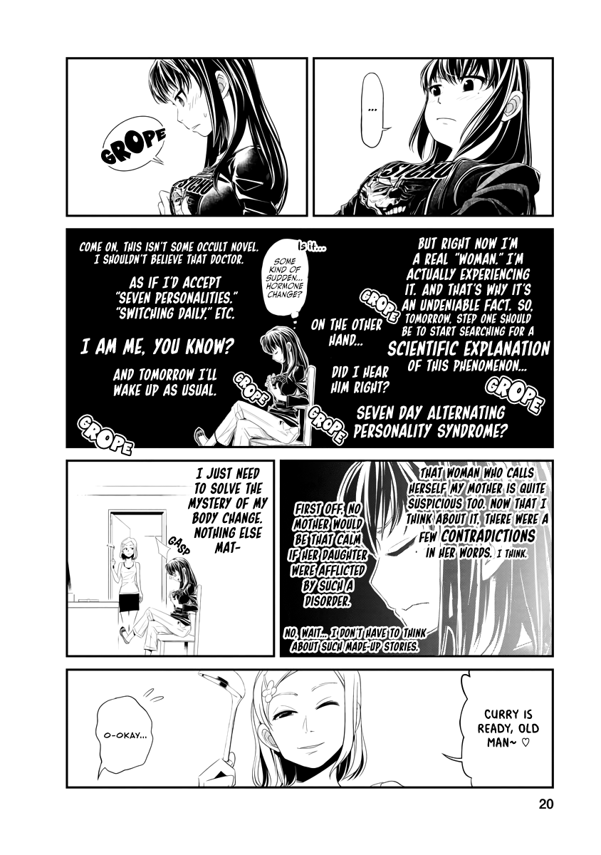 Seven Day Alternating Personality Syndrome Chapter 1 page 20 - Chapter 1: Awakening