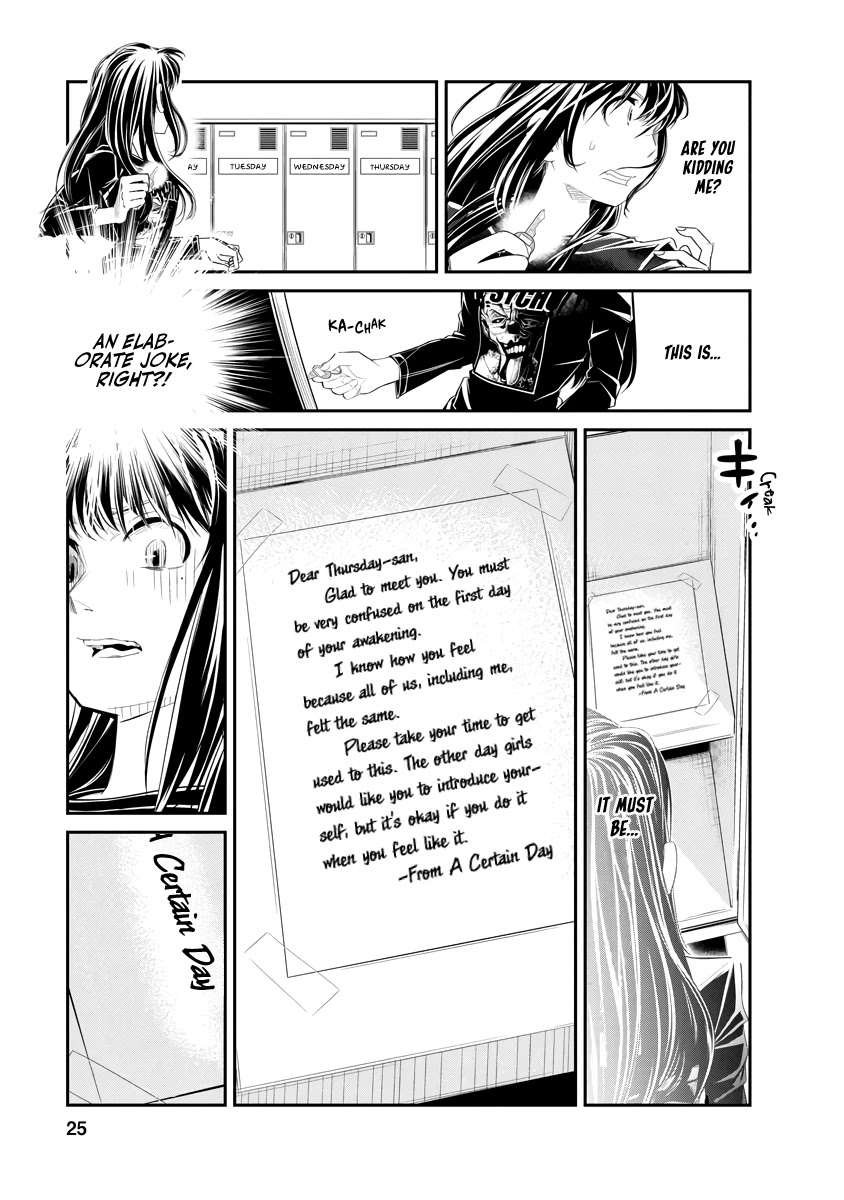 Seven Day Alternating Personality Syndrome Chapter 1 page 25 - Chapter 1: Awakening