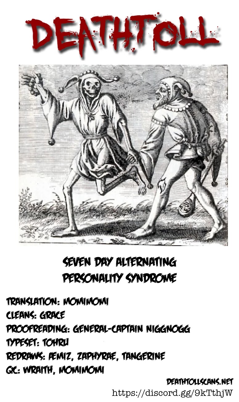 Seven Day Alternating Personality Syndrome Chapter 1 page 30 - Chapter 1: Awakening