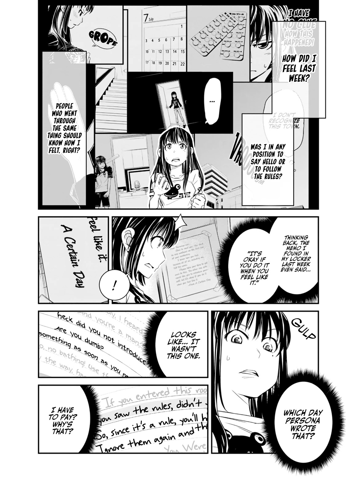 Seven Day Alternating Personality Syndrome Chapter 3 page 22 - Chapter 3: Doubt