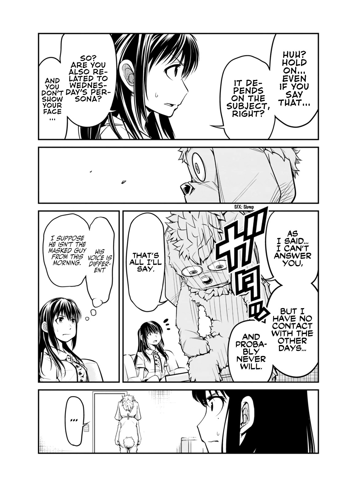 Seven Day Alternating Personality Syndrome Chapter 5 page 18 - Chapter 5: Tues, Fri, Mon