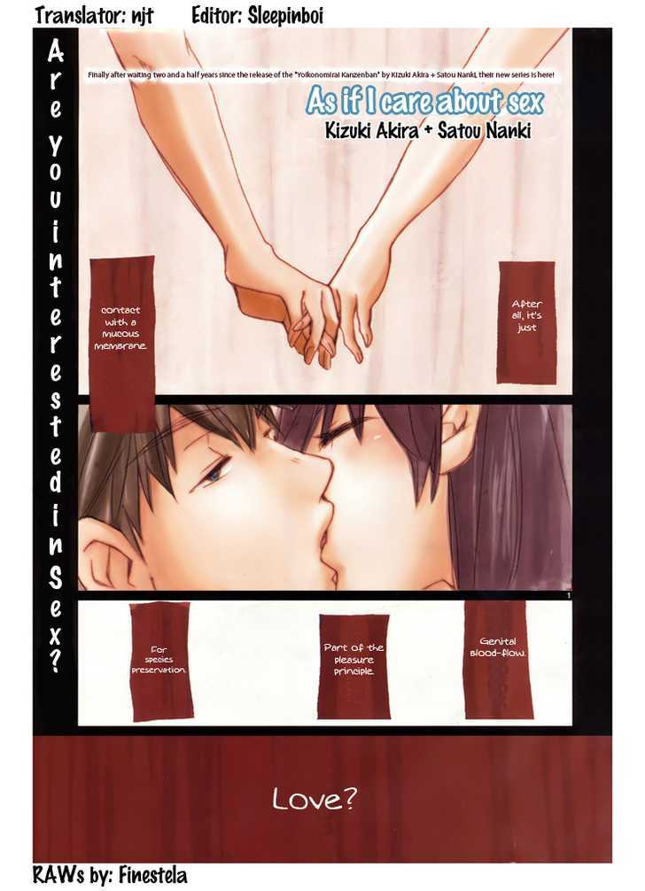Sex Nanka Kyouminai Chapter 1 page 2 - Chapter 1 : Minyako's plate