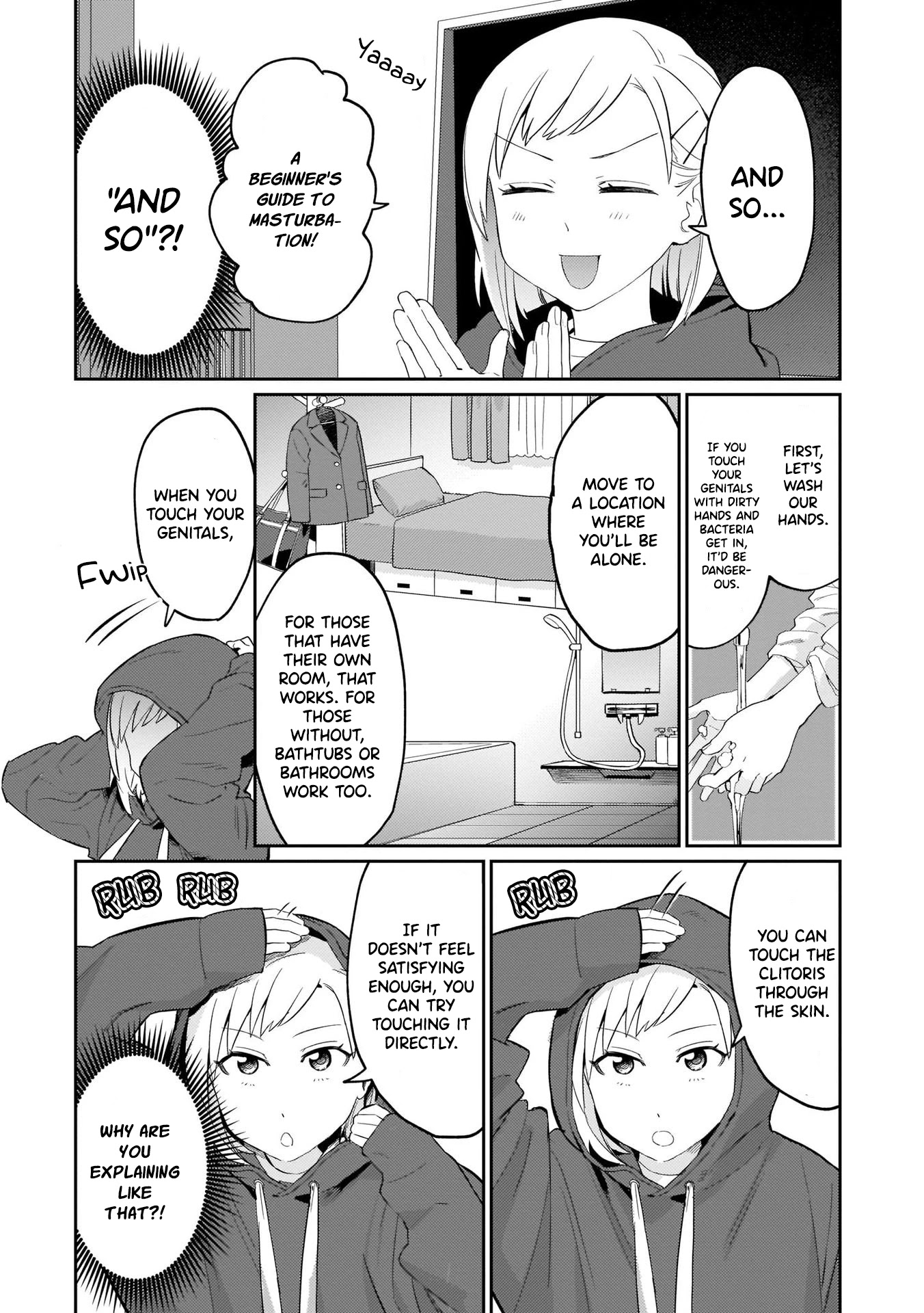 Sexual Education 120% Chapter 2 page 7 - Chapter 2: Second Period: A Talk on Masturbation