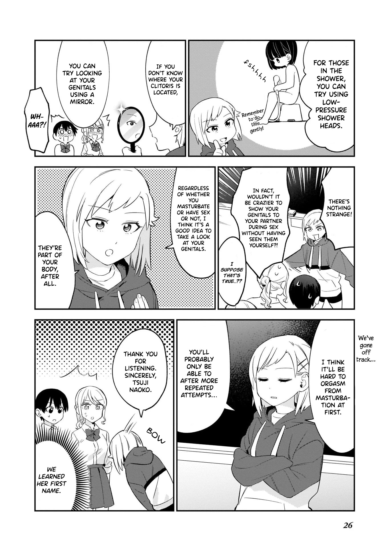 Sexual Education 120% Chapter 2 page 8 - Chapter 2: Second Period: A Talk on Masturbation