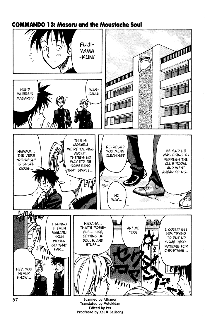 Sexy Commando Gaiden: Sugoiyo! Masaru-san Chapter 14.2 page 1 - Chapter 14 v2 : Masaru and the Moustache Soul