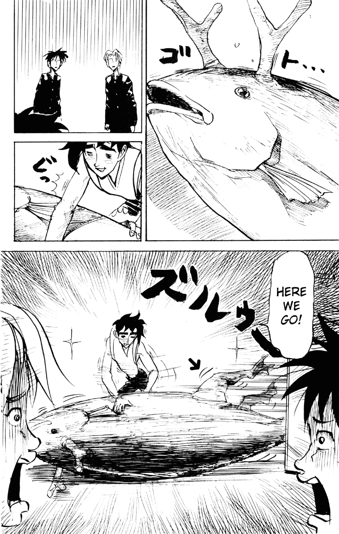 Sexy Commando Gaiden: Sugoiyo! Masaru-san Chapter 49.2 page 14 - Chapter 49 v2 : It's Not a Tuna! 3