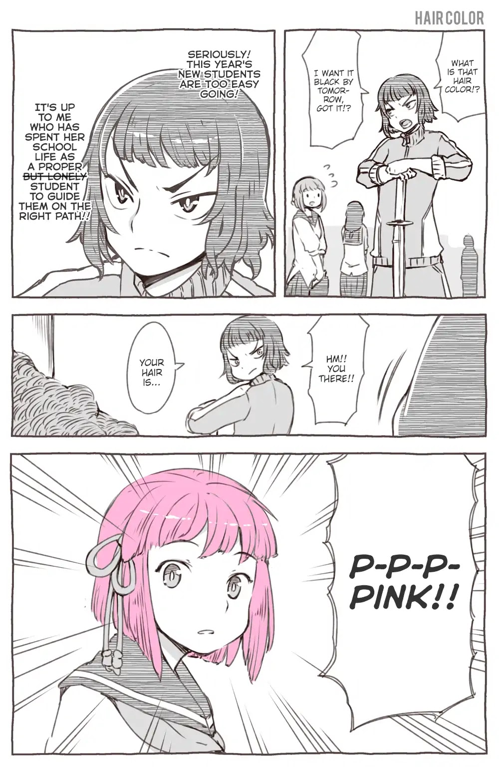Sexy in Pink Chapter 1 page 1 - Chapter 1: Hair Color
