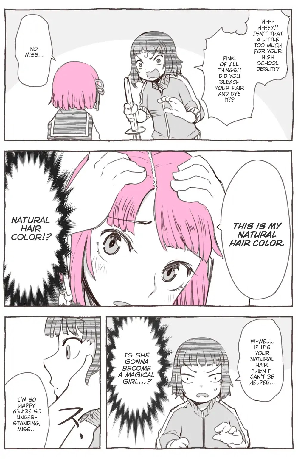Sexy in Pink Chapter 1 page 2 - Chapter 1: Hair Color
