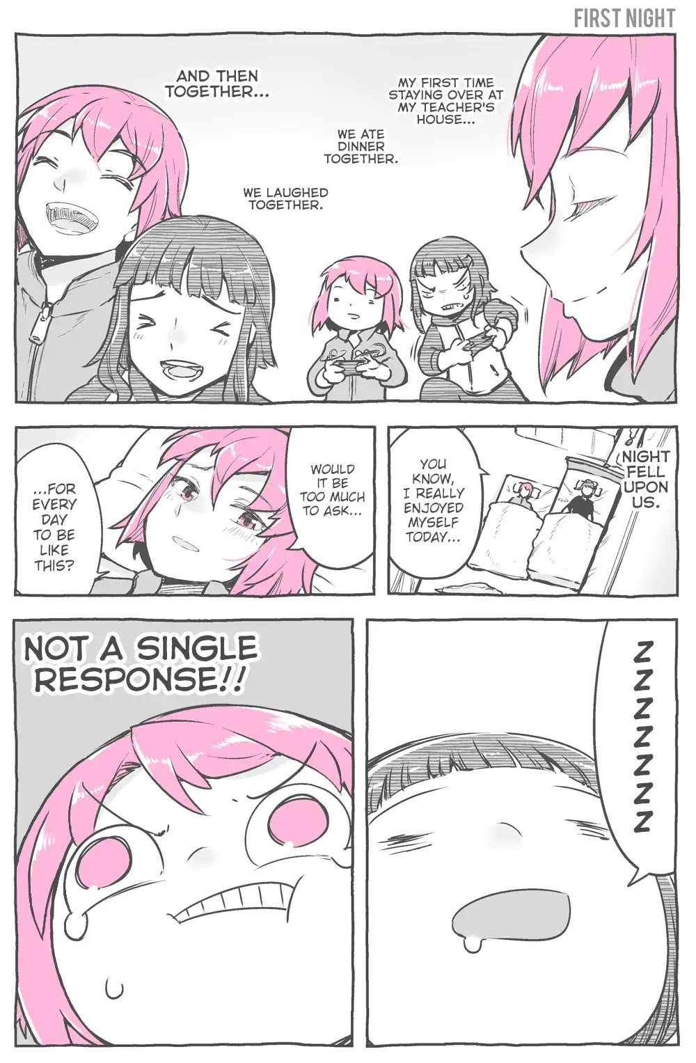 Sexy in Pink Chapter 11 page 1 - Chapter 11: First Night