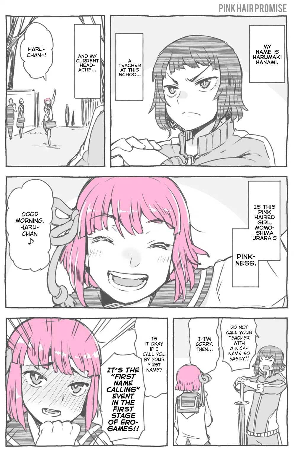Sexy in Pink Chapter 2 page 1 - Chapter 2: Pink Hair Promise