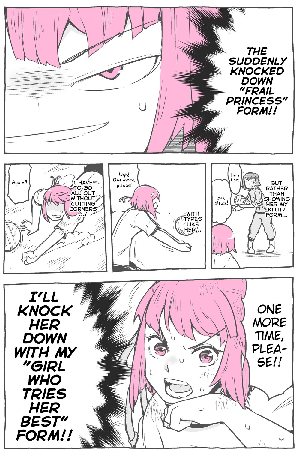 Sexy in Pink Chapter 4 page 2 - Chapter 4: Knock Her Down at P.E