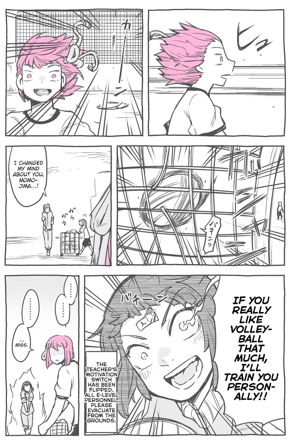 Sexy in Pink Chapter 4 page 3 - Chapter 4: Knock Her Down at P.E