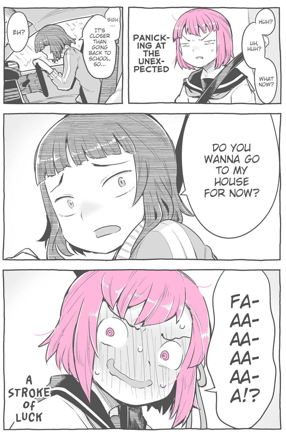 Sexy in Pink Chapter 9 page 4 - Chapter 9: In A Car On A Stormy Day