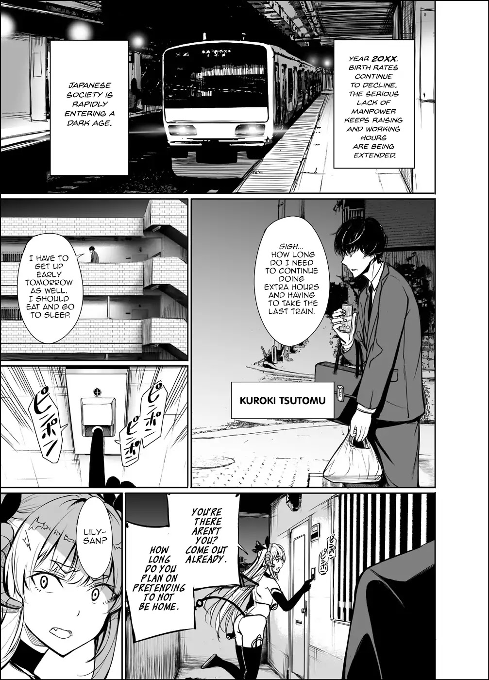 Shachiku Succubus no Hanashi Chapter 2 page 1 - Chapter 2