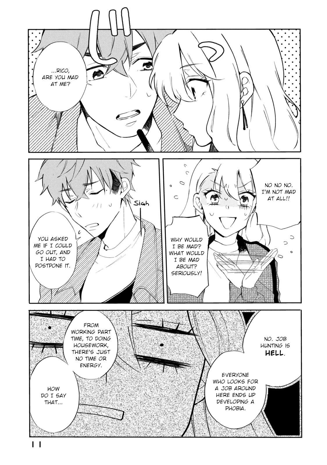Shachiku to Gal ga Irekawarimashite Chapter 11 page 11 - Chapter 11: What is your relationship?