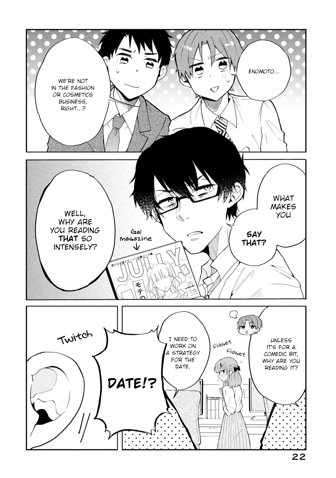 Shachiku to Gal ga Irekawarimashite Chapter 12 page 2 - Chapter 12: Date plan