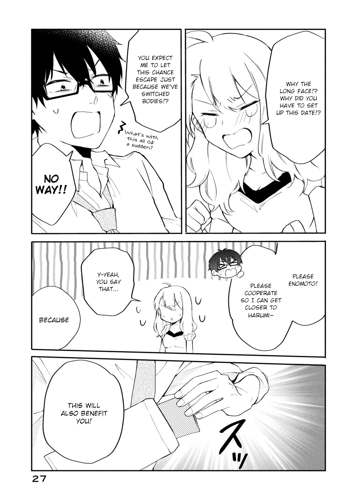 Shachiku to Gal ga Irekawarimashite Chapter 12 page 7 - Chapter 12: Date plan
