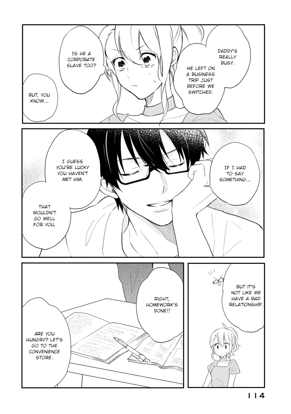 Shachiku to Gal ga Irekawarimashite Chapter 17 page 6 - Chapter 17: Daddy!