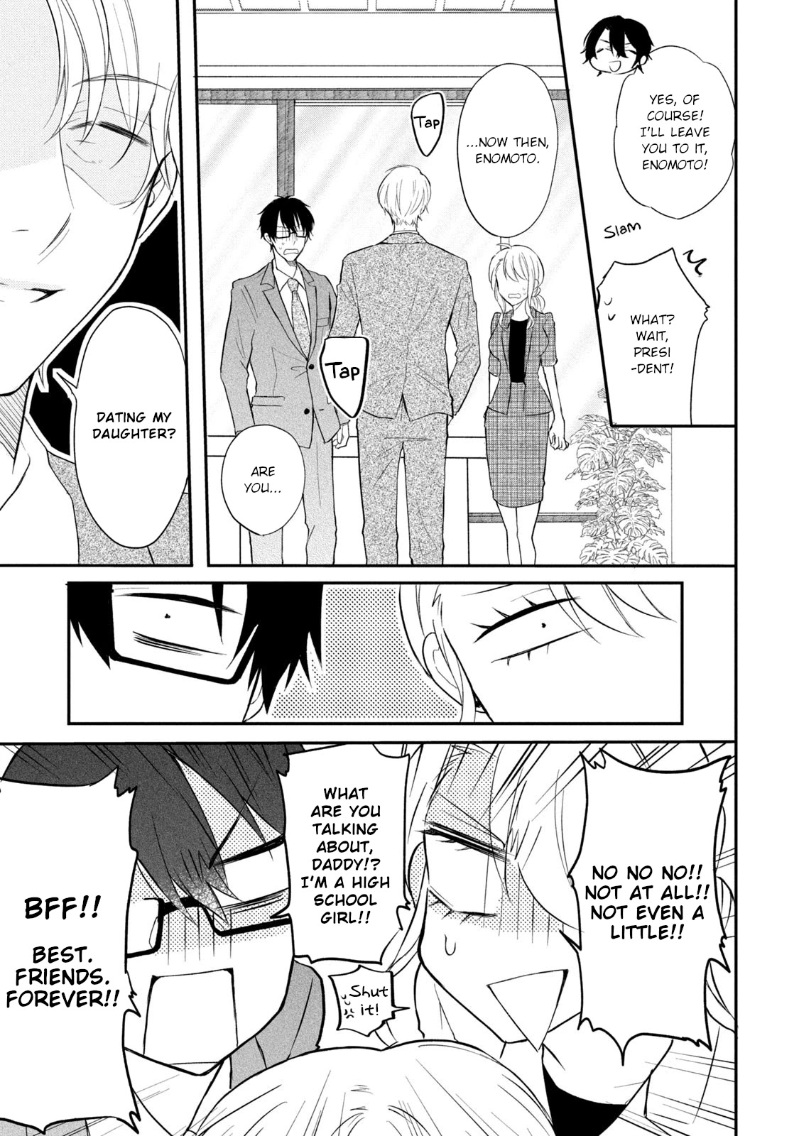 Shachiku to Gal ga Irekawarimashite Chapter 18 page 7 - Chapter 18: What's with Heihachiro's Rebellion?